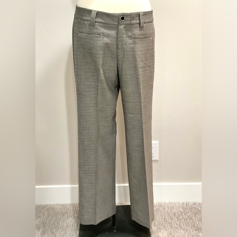 Cabi Black and Cream Tweed Pattern Dress Pants